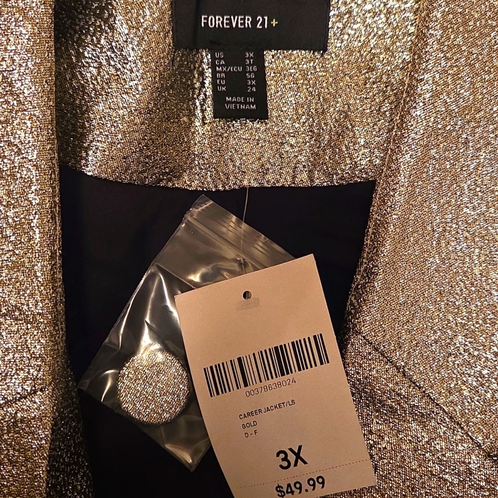 Forever 21 Blazer Size 3X - Picture 6 of 7